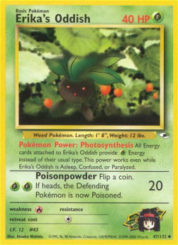 Erika's Oddish - Gym Heroes (Uncommon) [GH-47]