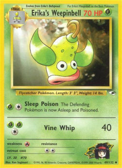 Erika's Weepinbell - Gym Heroes (Uncommon) [GH-49]