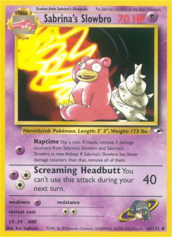 Sabrina's Slowbro - Gym Heroes (Uncommon) [GH-60]