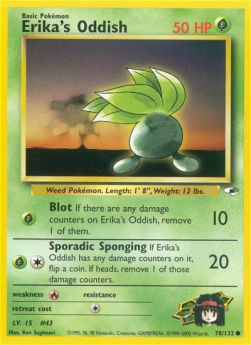 Erika's Oddish - Gym Heroes (Common) [GH-78]