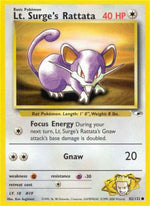 Lt. Surge's Rattata - Gym Heroes (Common) [GH-82]