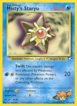 Misty's Staryu - Gym Heroes (Common) [GH-90]
