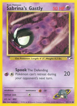 Sabrina's Gastly - Gym Heroes (Common) [GH-93]