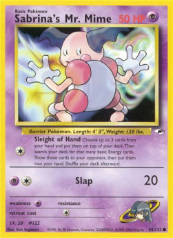 Sabrina's Mr. Mime - Gym Heroes (Common) [GH-94]