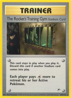 The Rocket's Training Gym - Gym Heroes (Rare) [GH-104]