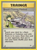 Brock's Training Method - Gym Heroes (Uncommon) [GH-106]