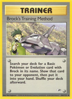 Brock's Training Method - Gym Heroes (Uncommon) [GH-106]