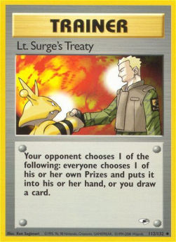 Lt. Surge's Treaty - Gym Heroes (Uncommon) [GH-112]
