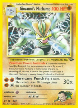 Giovanni's Machamp - Gym Challenge (Holo Rare) [GC-6]