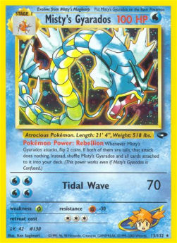 Misty's Gyarados - Gym Challenge (Holo Rare) [GC-13]