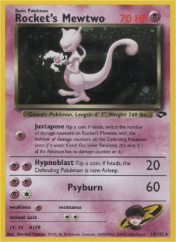 Rocket's Mewtwo - Gym Challenge (Holo Rare) [GC-14]