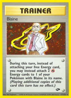 Blaine - Gym Challenge (Holo Rare) [GC-17]