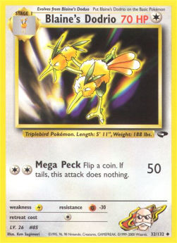 Blaine's Dodrio - Gym Challenge (Uncommon) [GC-32]