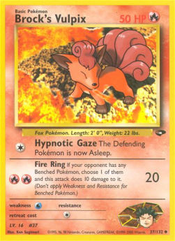 Brock's Vulpix - Gym Challenge (Uncommon) [GC-37]