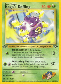 Koga's Koffing - Gym Challenge (Uncommon) [GC-48]