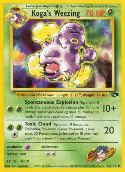 Koga's Weezing - Gym Challenge (Uncommon) [GC-50]
