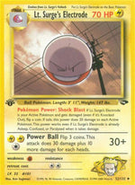 Lt. Surge's Electrode - Gym Challenge (Uncommon) [GC-52]