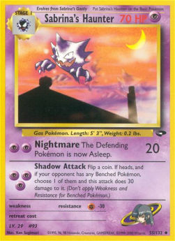 Sabrina's Haunter - Gym Challenge (Uncommon) [GC-55]