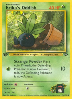 Erika's Oddish - Gym Challenge (Common) [GC-70]