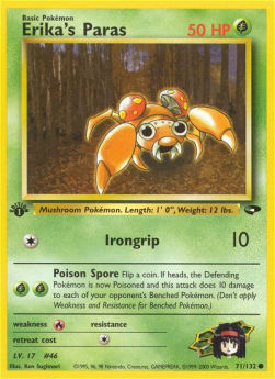 Erika's Paras - Gym Challenge (Common) [GC-71]
