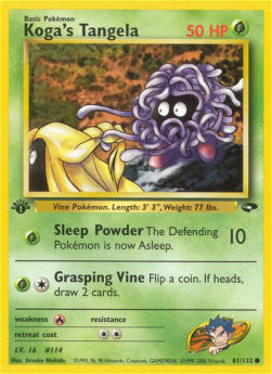 Koga's Tangela - Gym Challenge (Common) [GC-81]