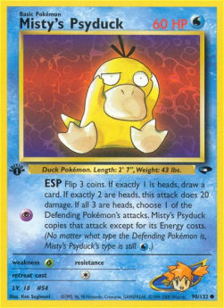 Misty's Psyduck - Gym Challenge (Common) [GC-90]