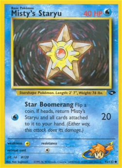 Misty's Staryu - Gym Challenge (Common) [GC-92]