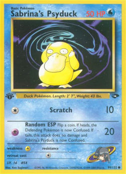 Sabrina's Psyduck - Gym Challenge (Common) [GC-99]