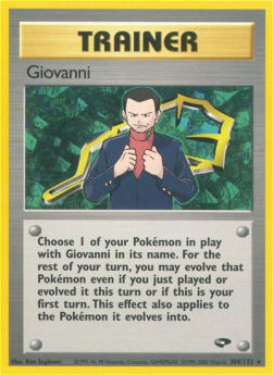 Giovanni - Gym Challenge (Rare) [GC-104]