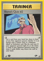 Blaine's Quiz #2 - Gym Challenge (Uncommon) [GC-111]