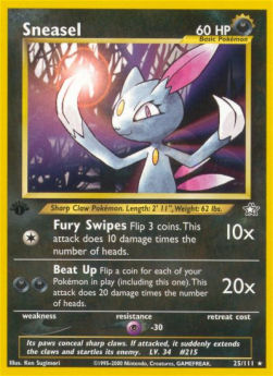 Sneasel - Neo Genesis (Rare) [NG-25]