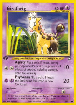 Girafarig - Neo Genesis (Common) [NG-58]
