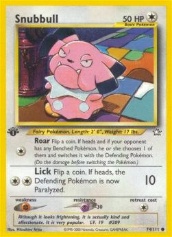 Snubbull - Neo Genesis (Common) [NG-74]