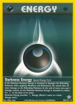 Energia Oscurità - Neo Genesis (Rare) [NG-104]
