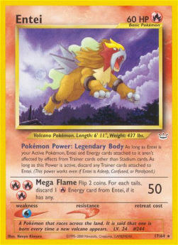 Entei - Neo Revelation (Rare) [NR-17]