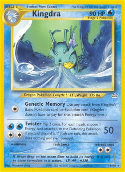 Kingdra - Neo Revelation (Rare) [NR-19]