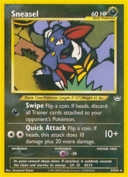 Sneasel - Neo Revelation (Rare) [NR-24]