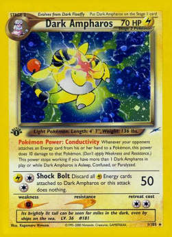 Dark Ampharos - Neo Destiny (Holo Rare) [NDE-1]