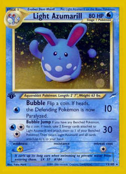 Light Azumarill - Neo Destiny (Holo Rare) [NDE-13]