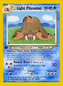 Light Piloswine - Neo Destiny (Rare) [NDE-26]