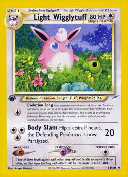 Light Wigglytuff - Neo Destiny (Uncommon) [NDE-54]