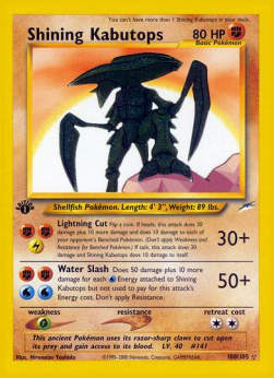 Shining Kabutops - Neo Destiny (Secret Rare) [NDE-108]