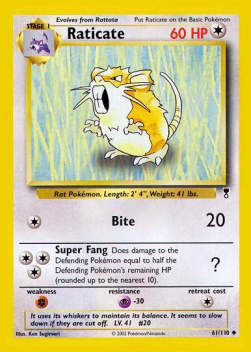 Raticate - Legendary Collection (Uncommon) [LC-61]