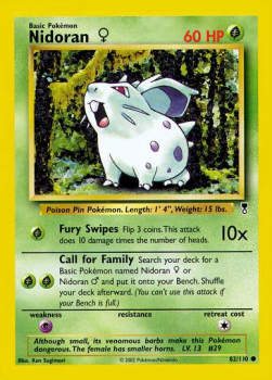 Nidoran ♀ - Legendary Collection (Common) [LC-82]