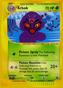 Arbok - Expedition (Holo Rare) [EX-3]