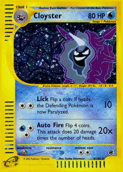 Cloyster - Expedition (Holo Rare) [EX-8]