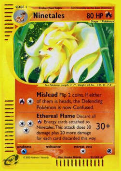 Ninetales - Expedition (Holo Rare) [EX-21]