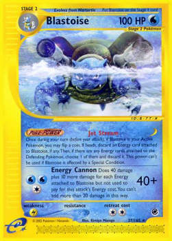Blastoise - Expedition (Rare) [EX-37]