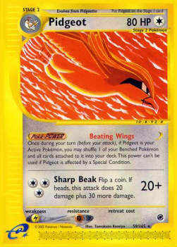 Pidgeot - Expedition (Rare) [EX-59]