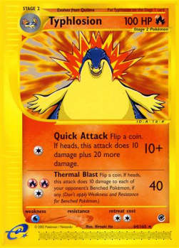 Typhlosion - Expedition (Rare) [EX-64]
